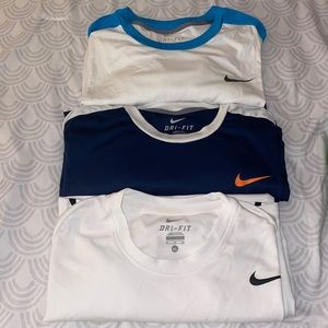 Set of 3 Nike Performance Dri-Fit Shirts